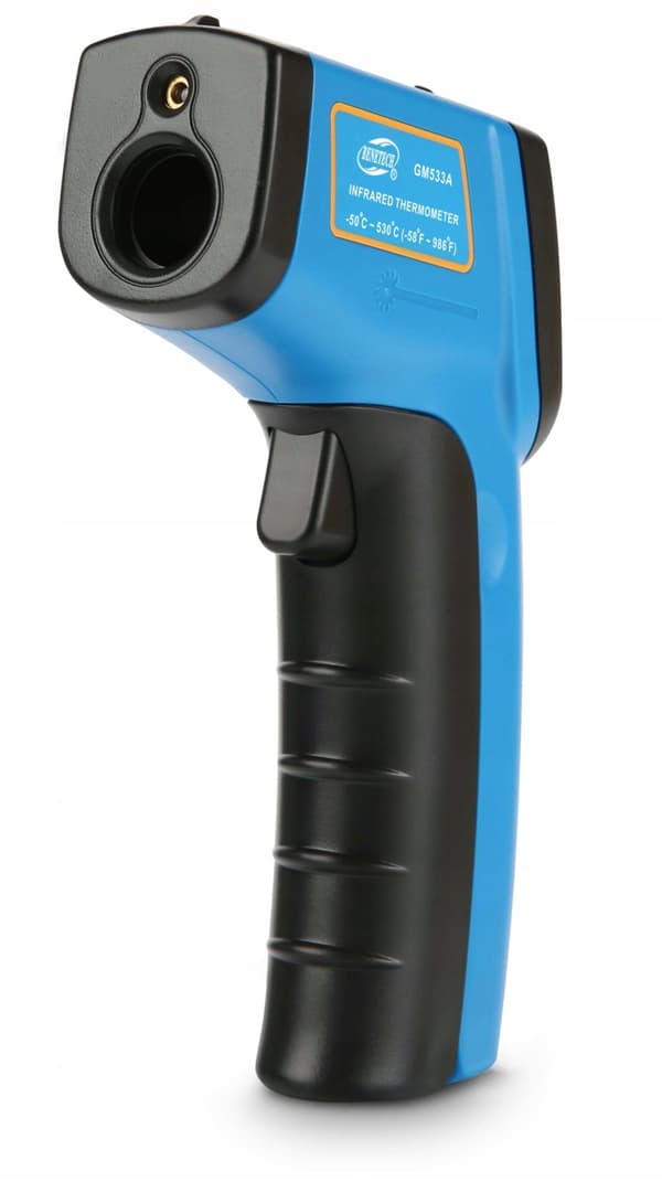 SÆT 10 stk PYROMETER LASERTERMOMETER -50 +530°C
