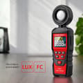 Miniatyrbillede 2 af 10: LUX METER LYSMETER LUX MÅLING 200000 LUX 0,5 sek.