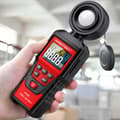 Miniatyrbillede 1 af 10: LUX METER LYSMETER LUX MÅLING 200000 LUX 0,5 sek.