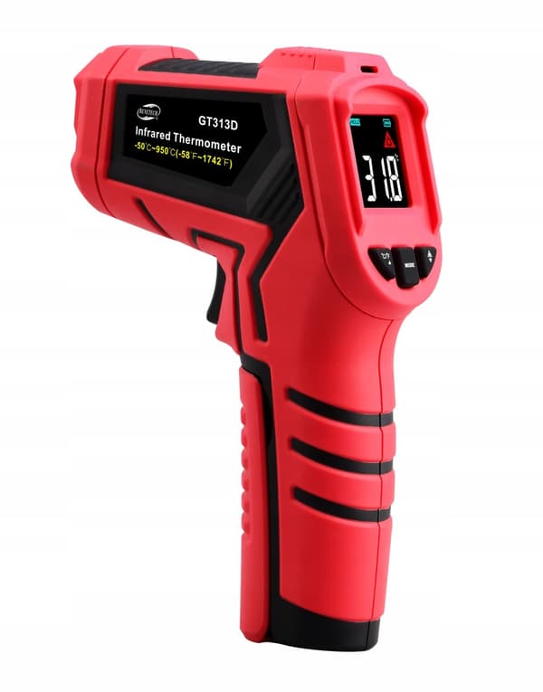 PYROMETR, KONTAKTFRI INFRARØD LASERTERMOMETER, EMISSION -50 +950°