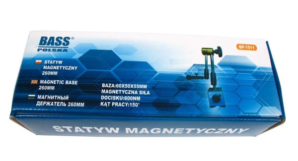 Magnetisk stativ 260 mm, 588 Nm
