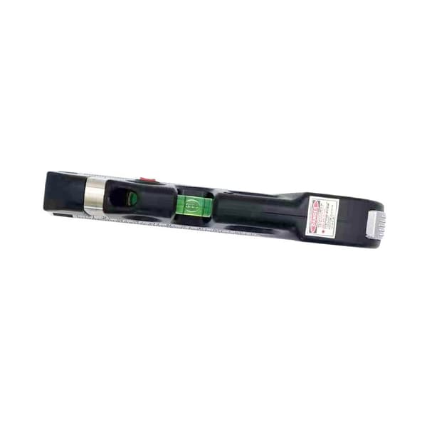 Laserniveau med mål og lineal, 4 i 1