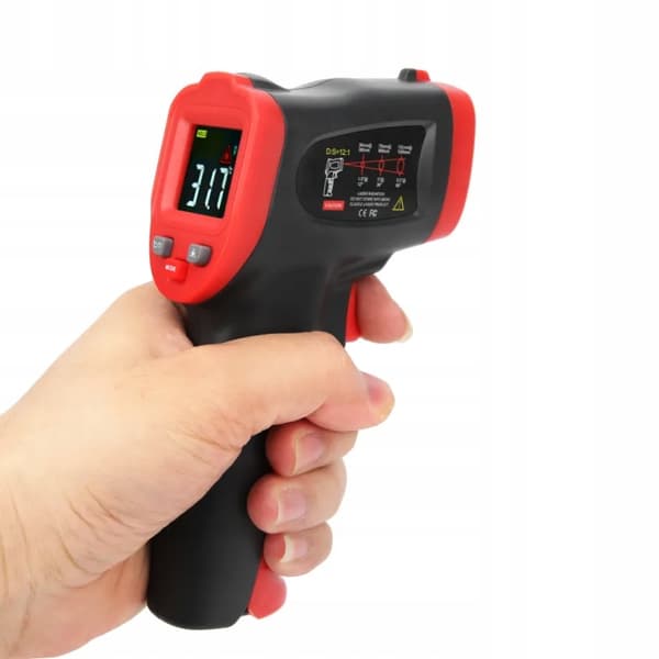 PYROMETER LASERTERMOMETER -50 +600°C KALIBRERING