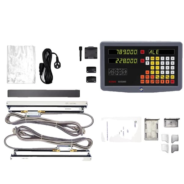 SINO Digital Læser Sæt, 0,005 mm Præcision, TTL Signal Kompatibilitet,DRO og 2PCS KA500