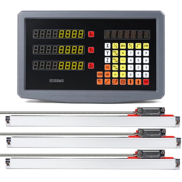 Digitaalinen näyttöpaketti, mittaussyvyys 70-1020 mm, korkea tarkkuus 0,005 mm,SDS3MS Dro Set