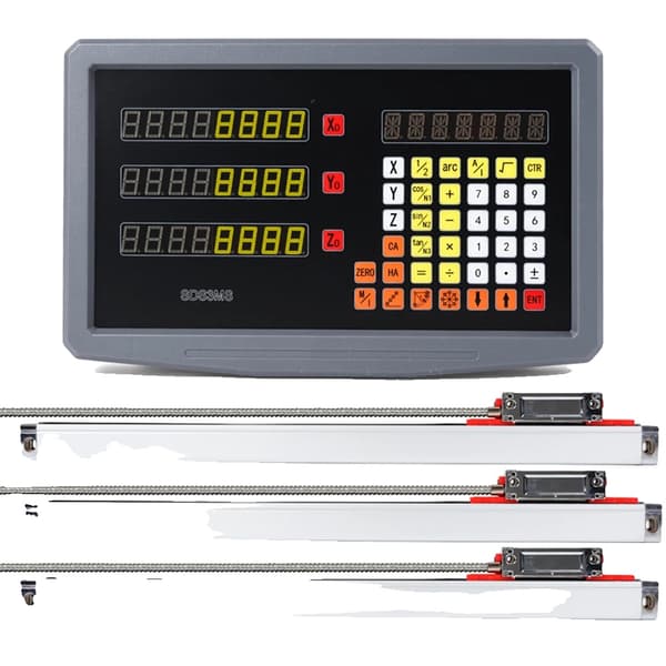 Digitaalinen näyttöpaketti, mittaussyvyys 70-1020 mm, korkea tarkkuus 0,005 mm,SDS3MS Dro Set