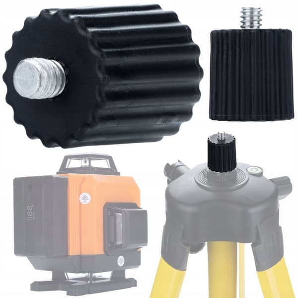 Rosfix stativ 43-120cm til Rosfix laservaterpas + adapter til markering af skråninger til laservaterpas + adapter til laservaterpas 5/8” / 1/4”