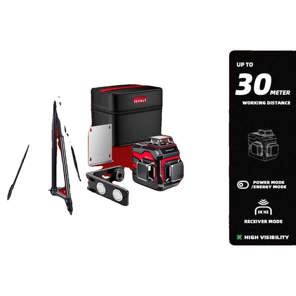12-linjers laser niveau, høj synlighed grøn laser, hurtig nivellering,TP-YVGLL4XS12B1P3x1
