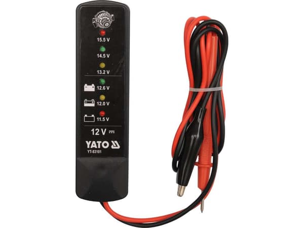 YATO AUTOJÄNNITEMITTARI 12V