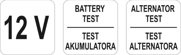 YATO AUTOJÄNNITEMITTARI 12V