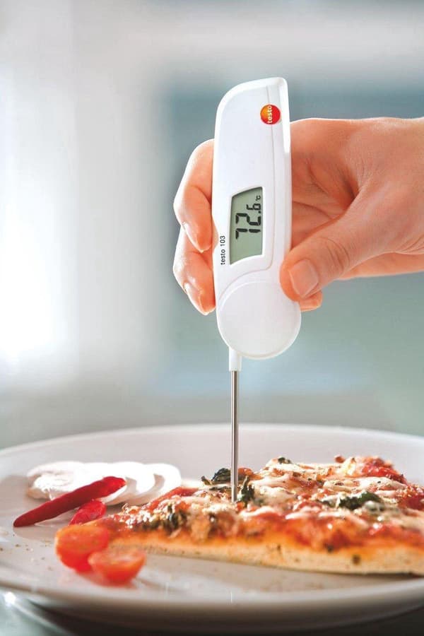 testo 103 Sondetermometer (HACCP) Temperaturmåleområde -30 til 220 °C Følertype NTC I overensstemmelse med HACCP