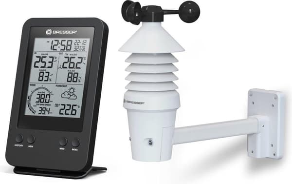 Bresser Professional 3-i-1 vindmåler inkl. fugt- og temperaturmåler