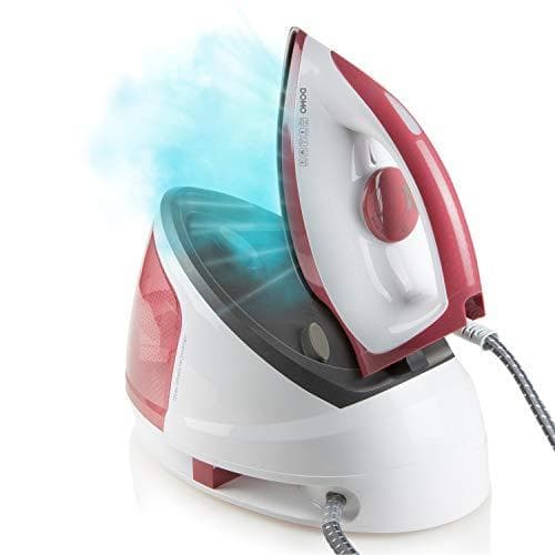 Domo DO7114S Steam Iron Station 1,2L Keramisk stryksula Rose - Vit (DO7114S)