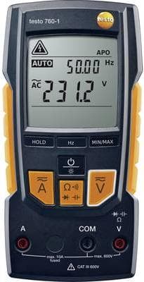 Testo digitaalinen yleismittari RMS 600 VAC 600 VDC 10 ADC (TESTO 760-1)
