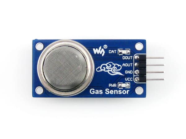 LPG-sensormodul: MQ-5 + kabler