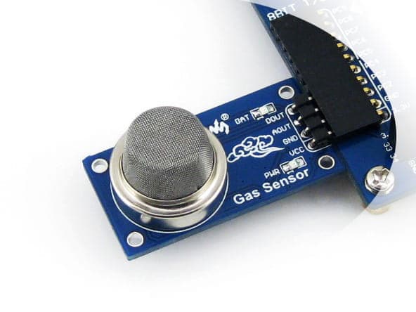 LPG-sensormodul: MQ-5 + kabler