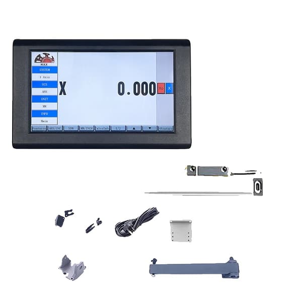 LCD DRO, kosketusnäyttö, 0,005 mm tarkkuus,0.005mm 1 akselin sarja