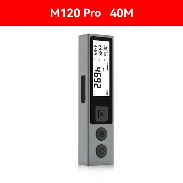 Laser-etäisyysmittari, USB Type C -yhteys, taustavalaistu ladattava,M120 Pro 40m
