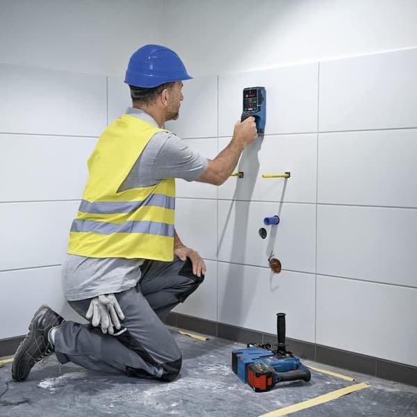 Bosch Professional D-Tect 200 C väggdetektor + L-BOXX + Bosch Radar Technology handledsrem (utan batteri eller laddare) - 0601081608