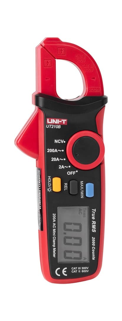 Uni-T Gnybtu matuoklis 200A kintamosios sroves mallit UT210B