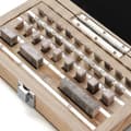 Miniatyrbild 2 av 4: Stålmåttblockset, 32-delar, hög precision, hållbart värmebehandlat stål, olika storlekar från 1,005 mm till 50 mm.