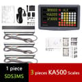 Miniatyrbild 2 av 2: SINO 3-axlig digital avläsningssats, hög precision upplösning, flera skalaalternativ,DRO-3 Bit KA500