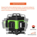 Miniatyrbillede 2 af 2: Multifunktionel 4D 16 Linjer, Selv-nivelleringsfunktion, Alarmfunktion,med stativ