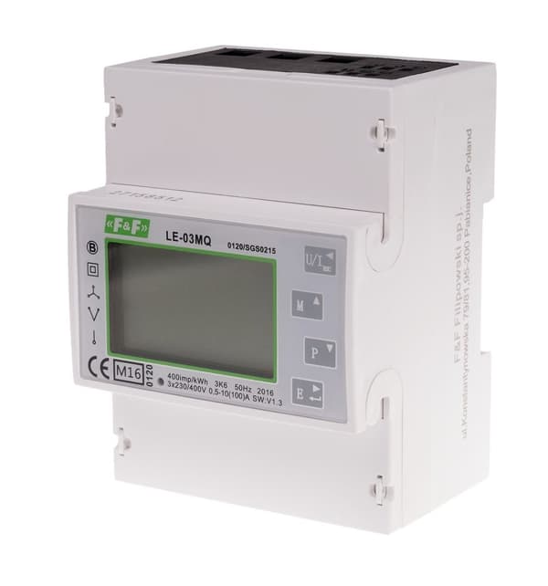 Sähkömittari - kolmivaiheinen RS-485, loisenergia LE-03MQ