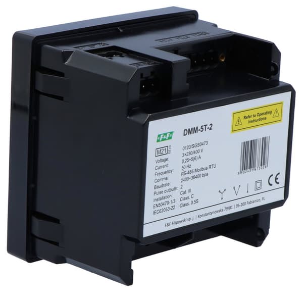 Multifunktionelt digitalt multimeter til netværksparameterværdier med Modbus RTU-kommunikation DMM-5T-2