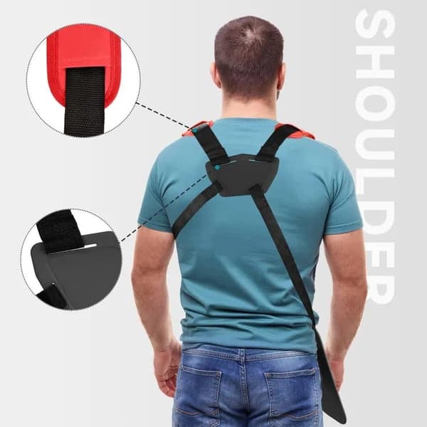 Moorle Brush Slynge, Holdbar Skulderrem til Trimmer - Nylon, Slynge til Trimmer & Børstesav