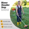 Miniatyrbillede 5 af 6: Moorle Brush Slynge, Holdbar Skulderrem til Trimmer - Nylon, Slynge til Trimmer & Børstesav
