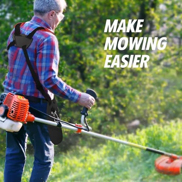 Moorle Brush Slynge, Holdbar Skulderrem til Trimmer - Nylon, Slynge til Trimmer & Børstesav