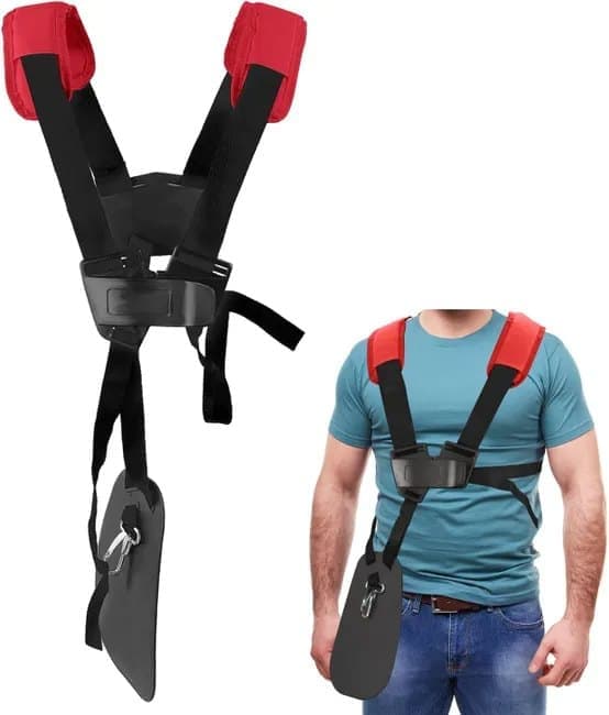 Moorle Brush Slynge, Holdbar Skulderrem til Trimmer - Nylon, Slynge til Trimmer & Børstesav