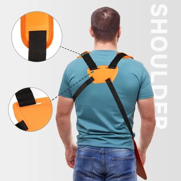 Moorle Brush Slynge, Holdbar Skulderrem til Trimmer - Nylon, Slynge til Trimmer & Børstesav