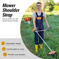 Miniatyrbillede 5 af 5: Moorle Brush Slynge, Holdbar Skulderrem til Trimmer - Nylon, Slynge til Trimmer & Børstesav