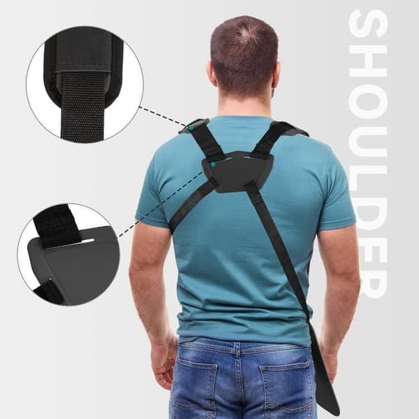 Moorle Brush Slynge, Holdbar Skulderrem til Trimmer - Nylon, Slynge til Trimmer & Børstesav