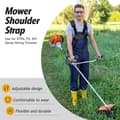 Miniatyrbillede 5 af 5: Moorle Brush Slynge, Holdbar Skulderrem til Trimmer - Nylon, Slynge til Trimmer & Børstesav