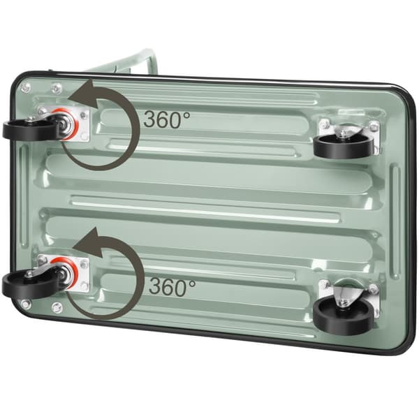 Plattformsvagn hopfällbar max 150 kg - vit