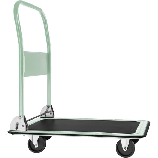 Plattformsvagn hopfällbar max 150 kg - vit