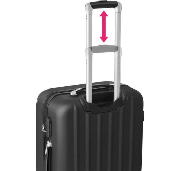 Rejsekuffertsæt hardcase sort