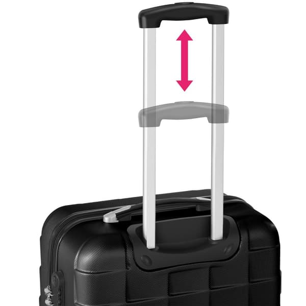 Kuffertsæt 3-dele hardcase - sort
