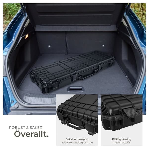 Universalbox Vapenfodral lång - svart