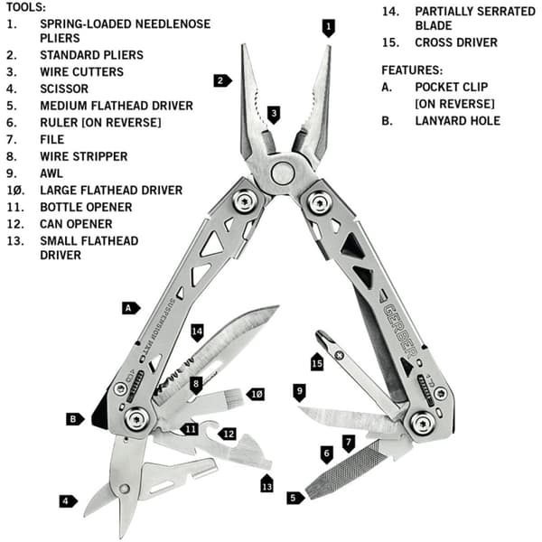 Fiskars Multiverktyg Suspension NXT Compact