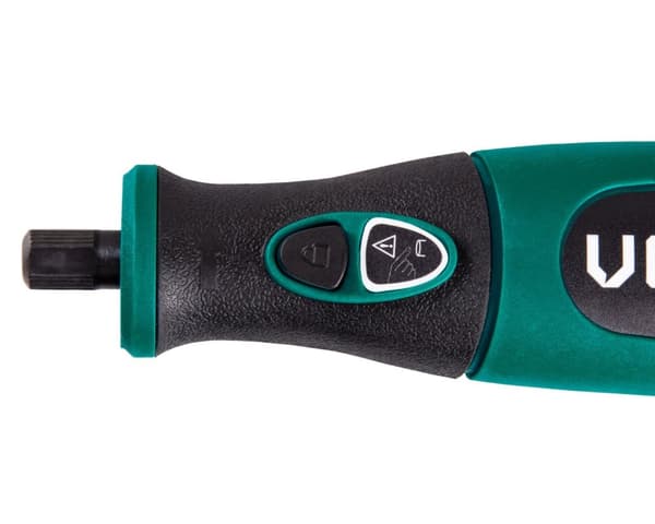 VONROC Multiværktøj 8v | Batteridrevet - opladelig | Inkl. oplader og 24 delt tilbehørssæt