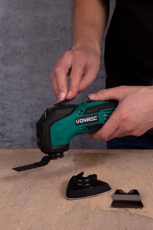 VONROC Oscillerande multiverktyg 20V – 4.0Ah | Inkl. batteri och laddare