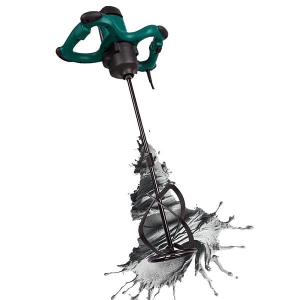 VONROC Mixer - 1800W - Maling og Cement | 2 gear og soft start | Inkl. Tilbehør