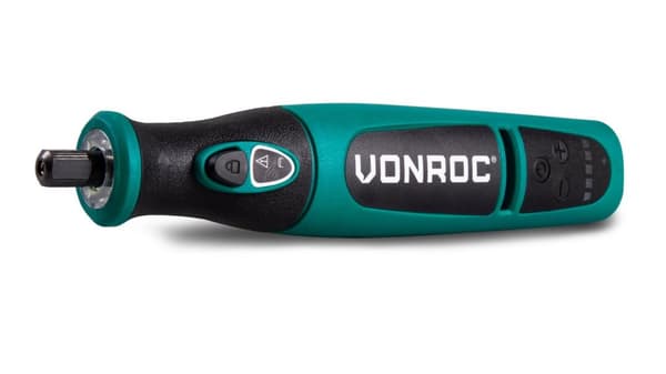 VONROC Multiværktøj 8v | Batteridrevet - opladelig | Inkl. oplader og 24 delt tilbehørssæt