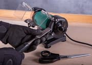 VONROC Bänkslipmaskin med flexible axel | Multiverktyg 150 W – 75 mm