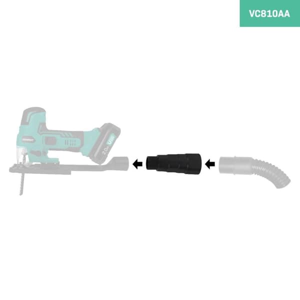 VONROC Adapter - 26-40mm -  Universel  | Adapter til støvsuger - elværktøj | Inh. 3stk.