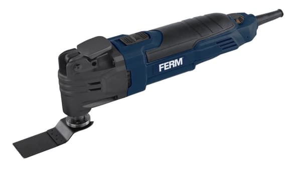 FERM OTM1007 Multiværktøj - Oscillerende - 300W - Inkl. kuffert og 7 stk. tilbehør